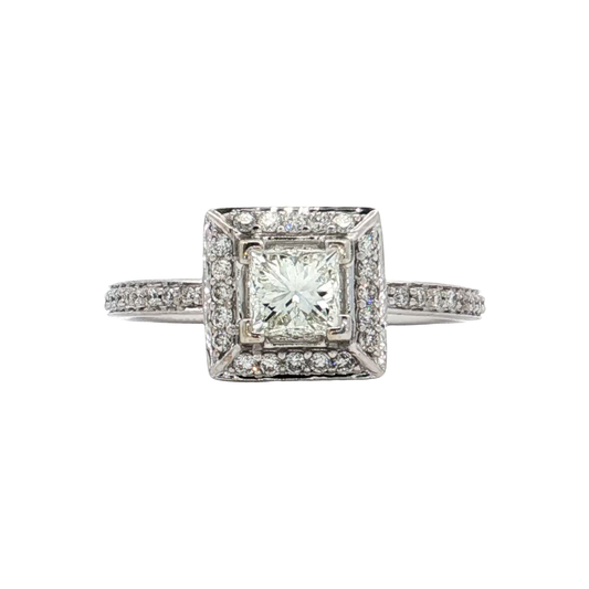 White Gold Diamond Bridal Rings