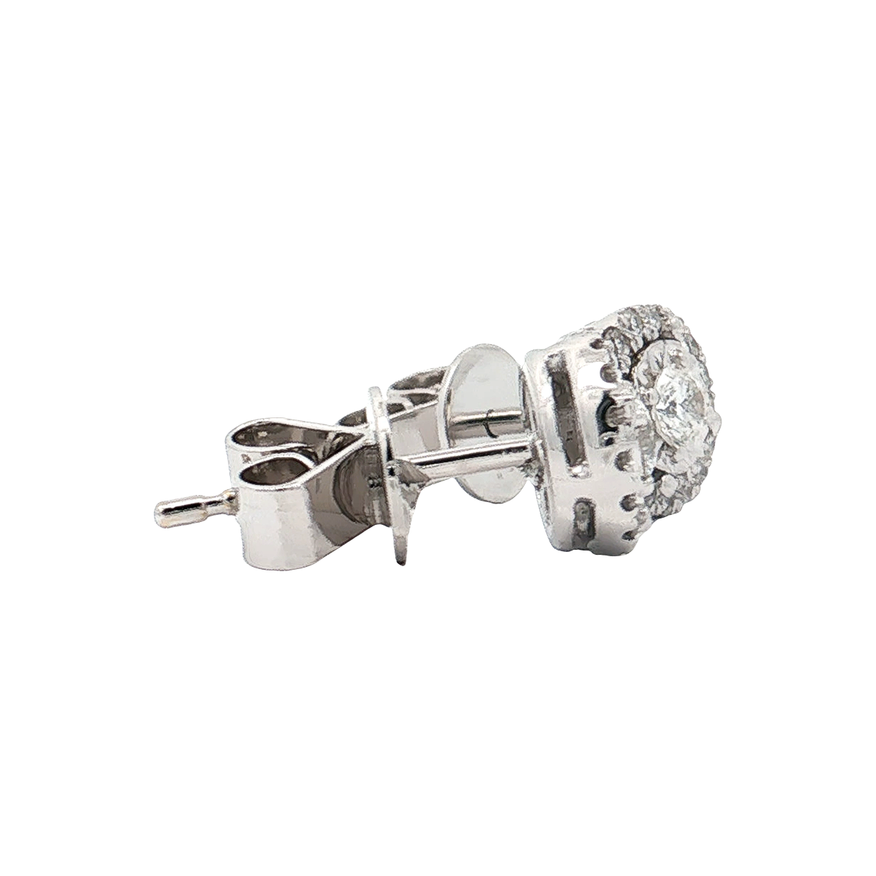 White Gold Diamond Studs