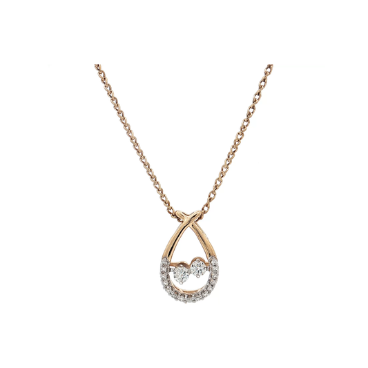 Yellow Gold Diamond Pendant