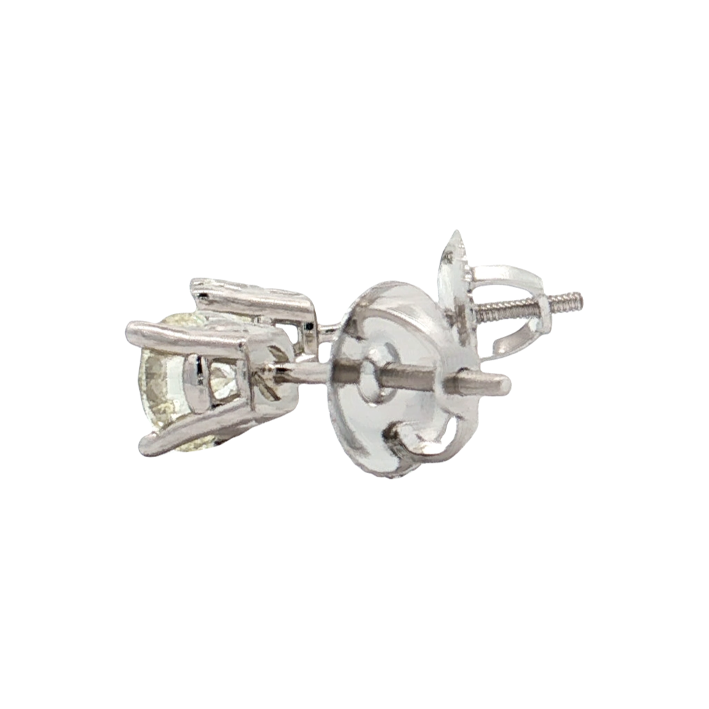 White Gold Diamond Studs