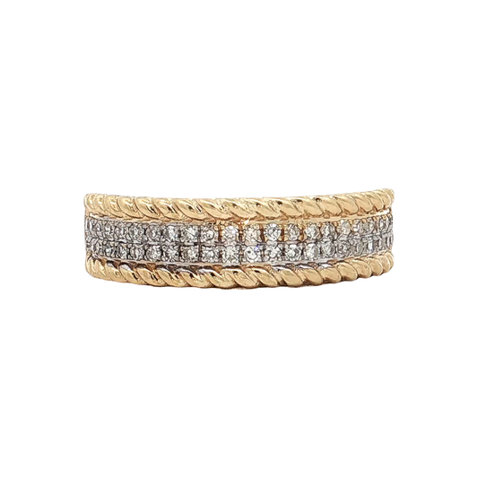 Yellow Gold Diamond Wedding Band
