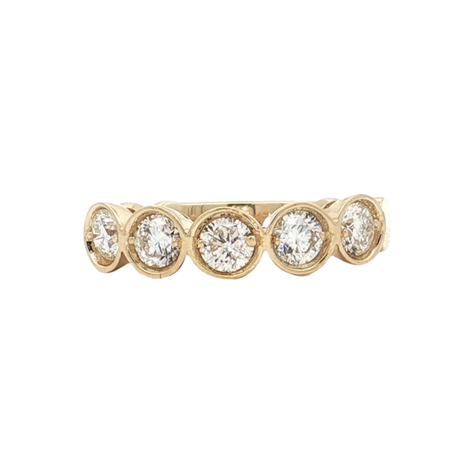 Yellow Gold Diamond Wedding Band
