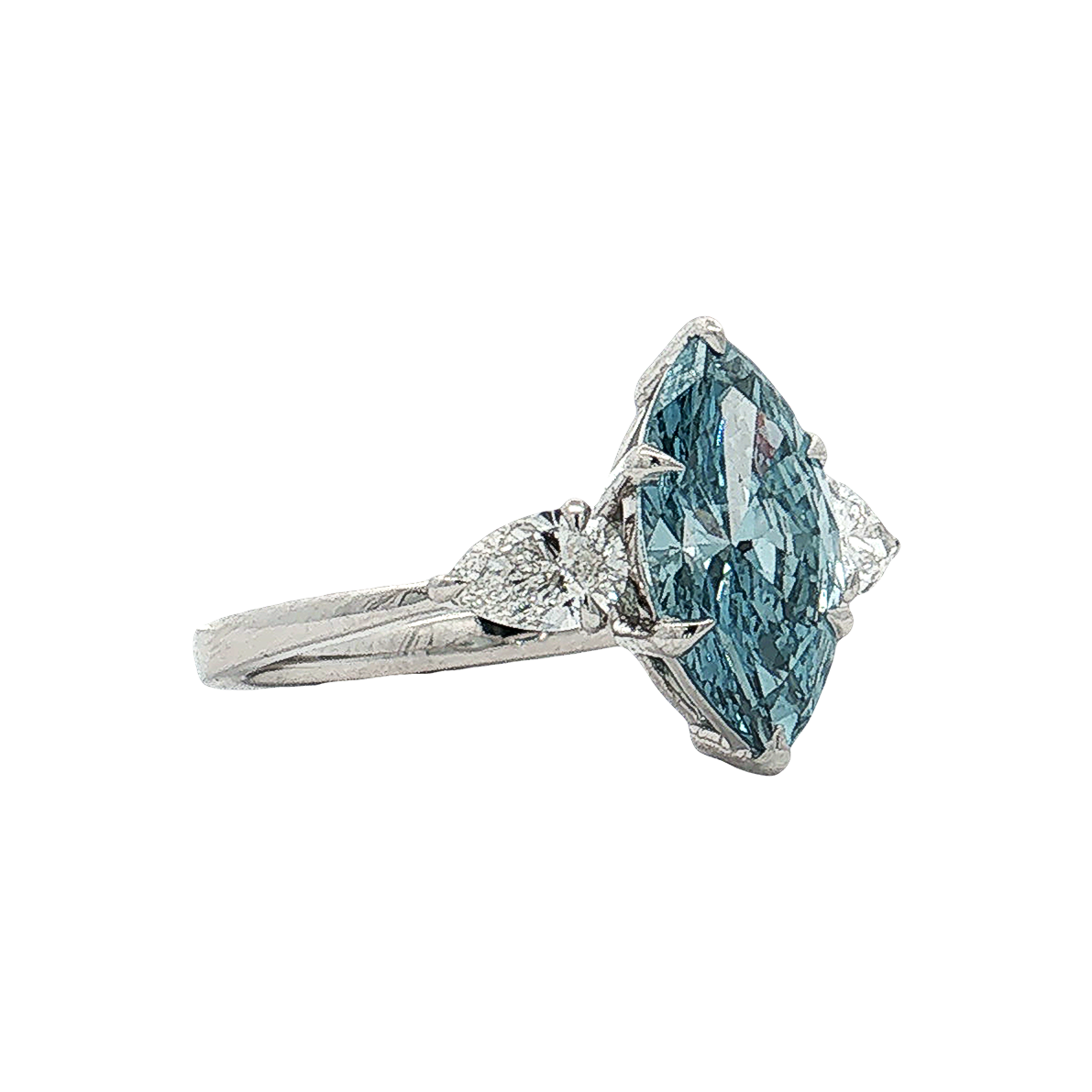 White Gold Lab-Diamond Ring