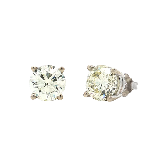 White Gold Diamond Studs