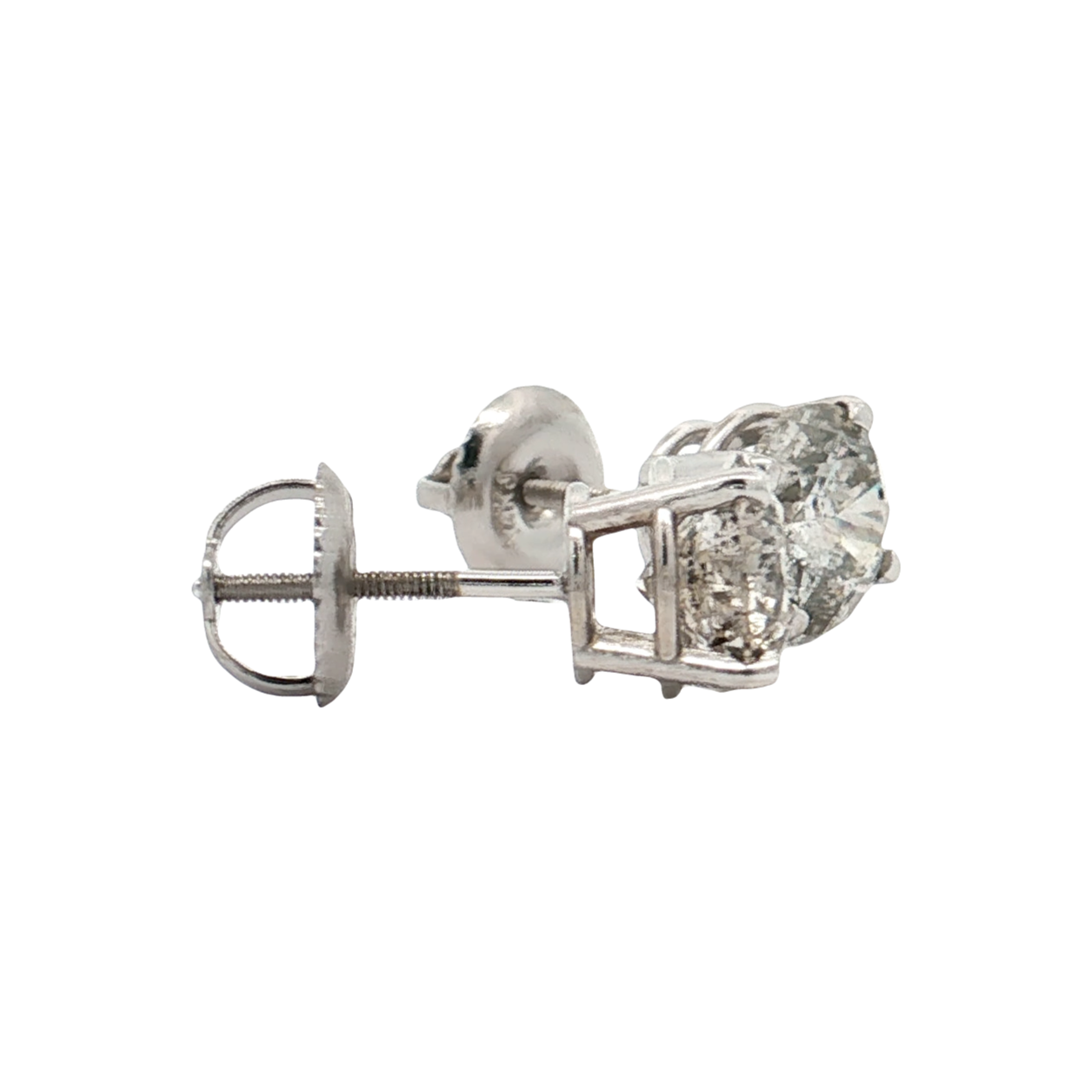 White Gold Diamond Studs