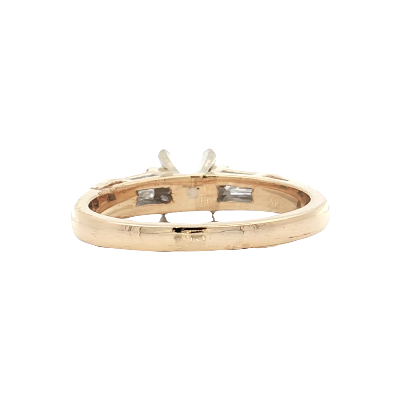 Yellow Gold Diamond Bridal Setting