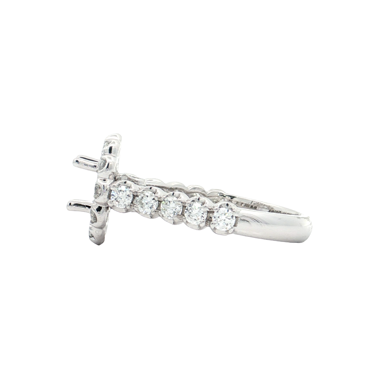 White Gold Diamond Bridal Setting
