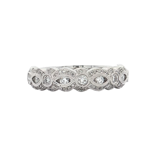 White Gold Diamond Wedding Band