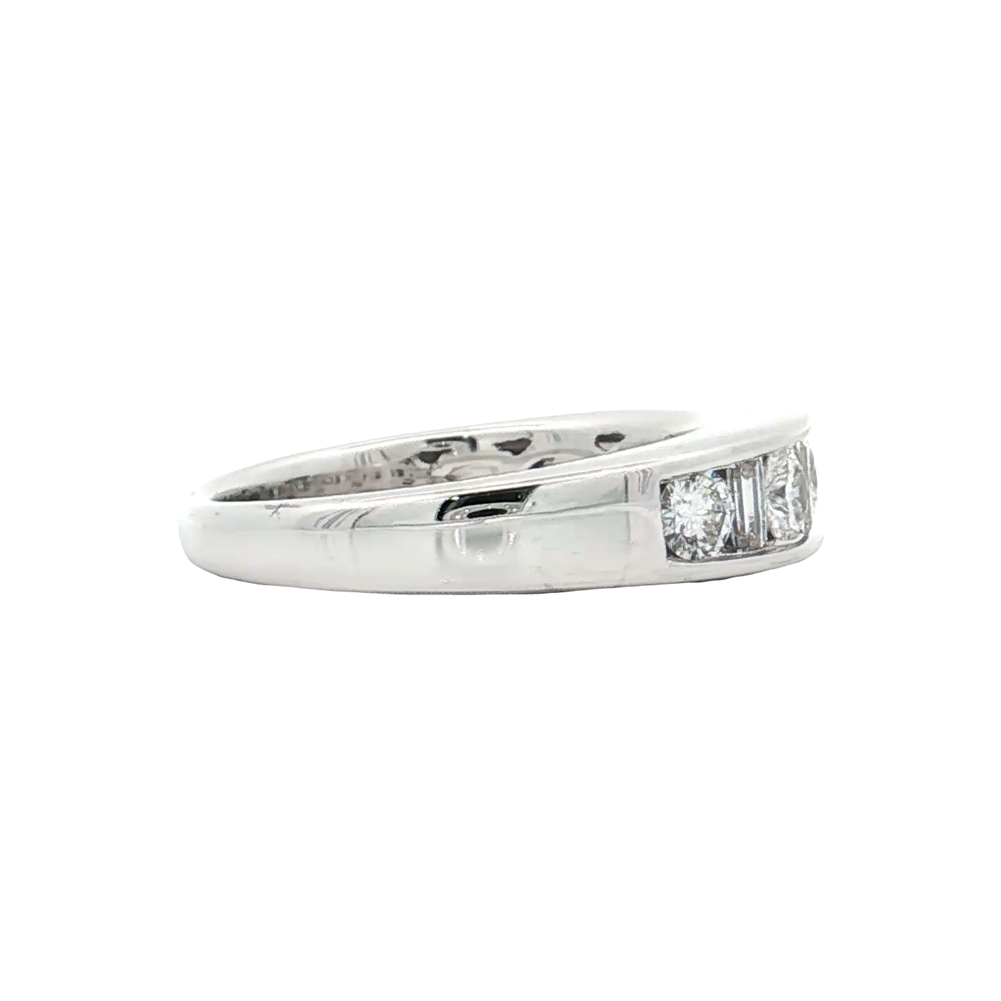 White Gold Diamond Wedding Band