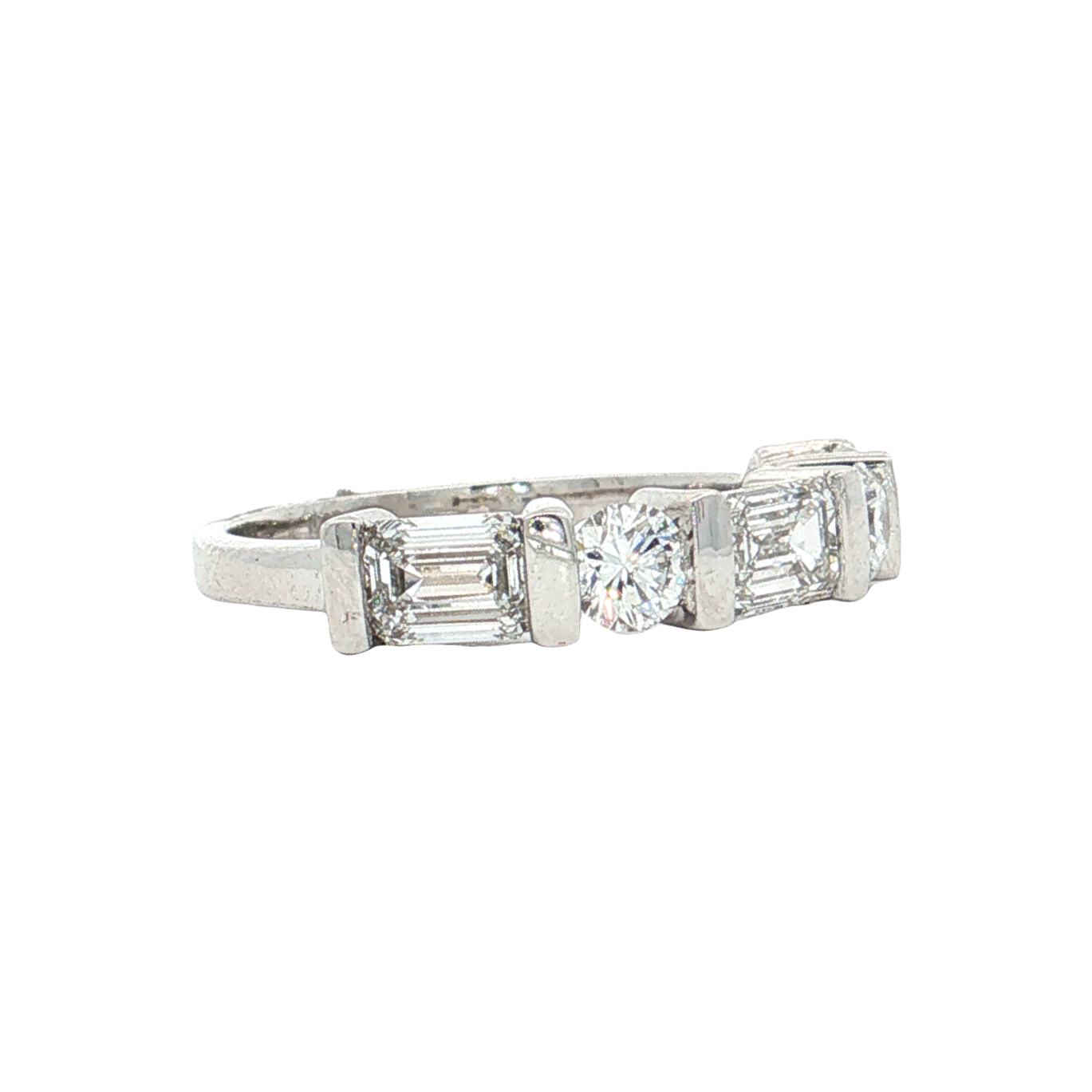 White Gold Lab-Diamond Band