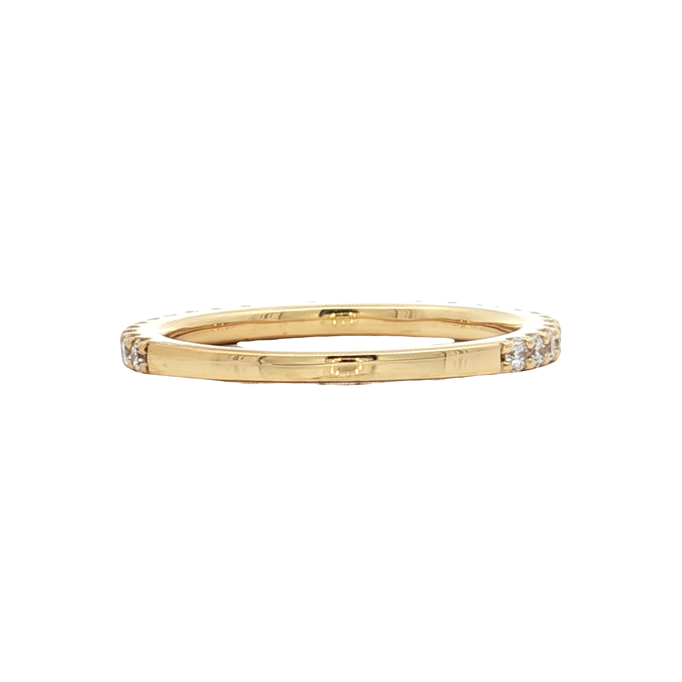 Yellow Gold Diamond Wedding Band