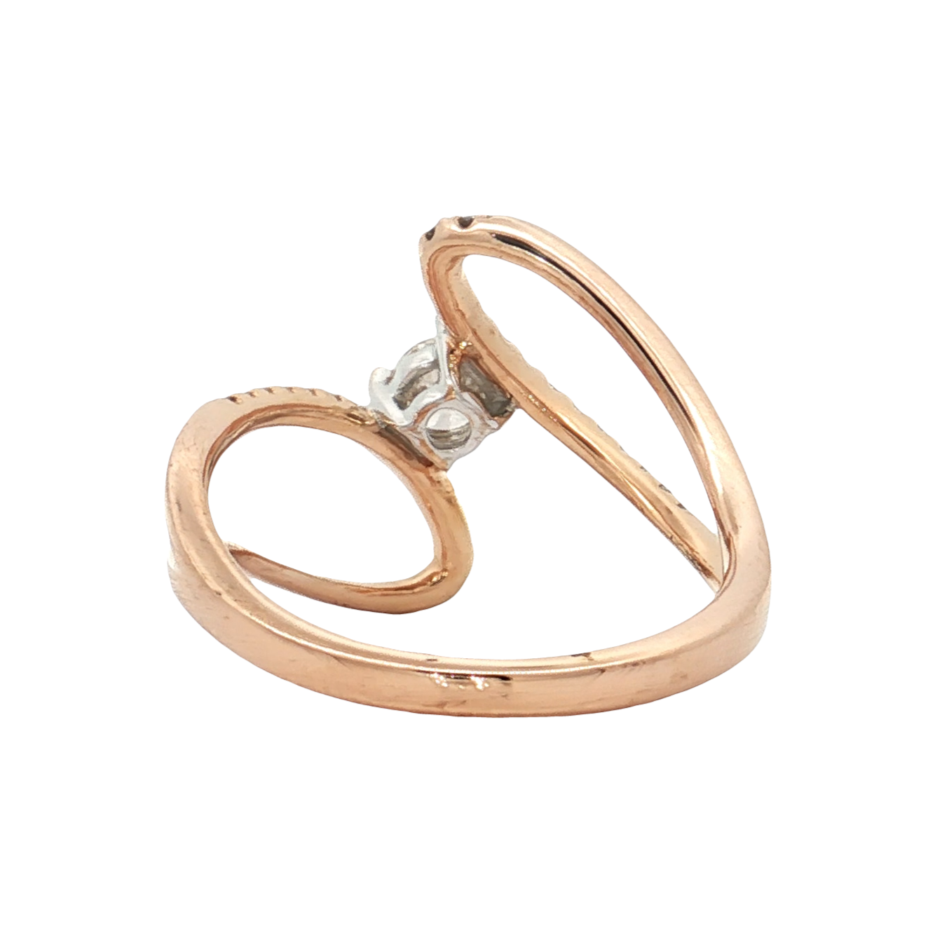 Rose Gold Diamond Fashion Ring