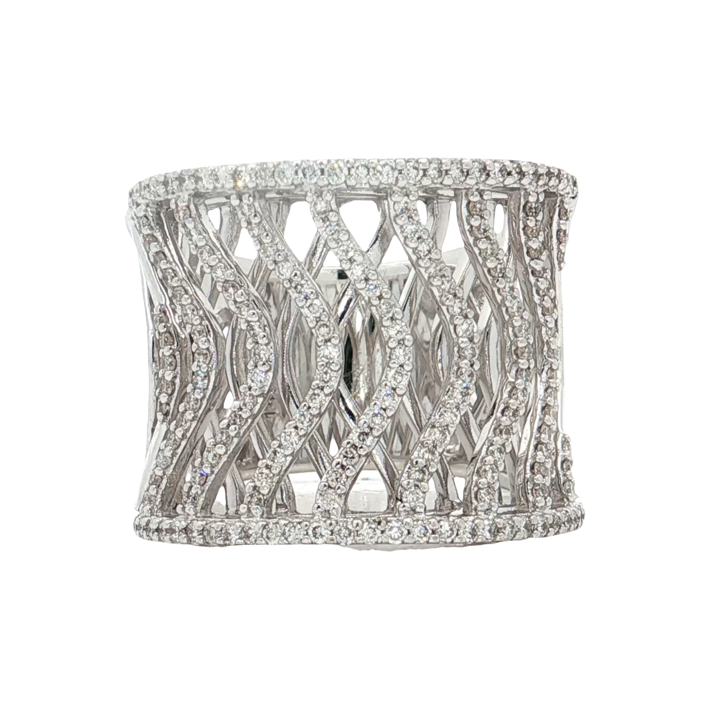 White Gold Diamond Fashion Ring