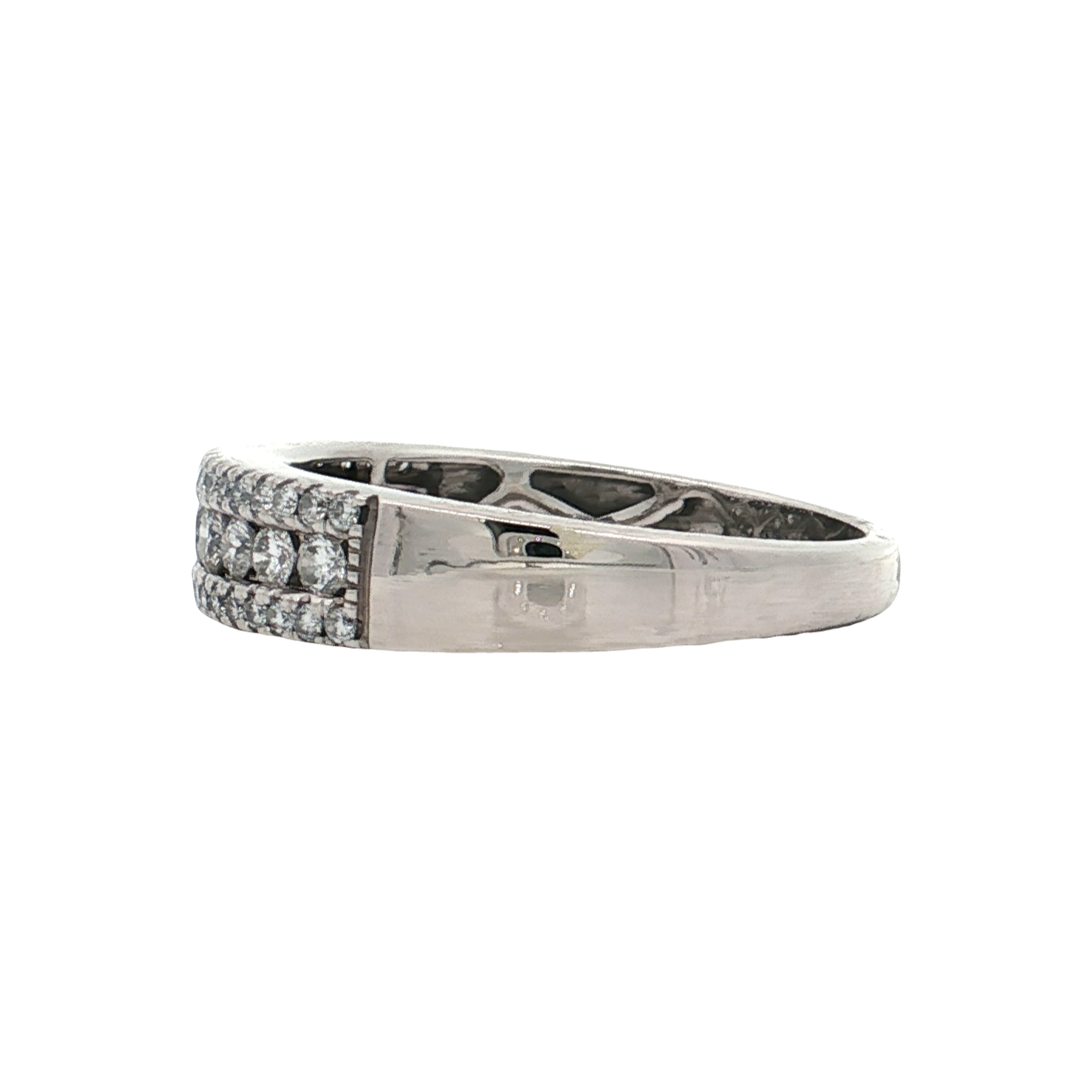 White Gold Diamond Wedding Band