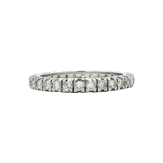 White Gold Diamond Eternity Band