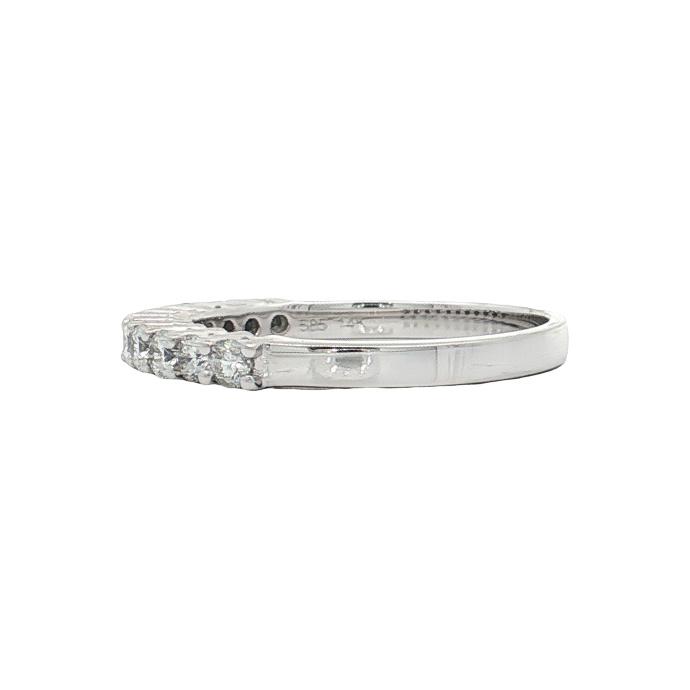 White Gold Diamond Wedding Band