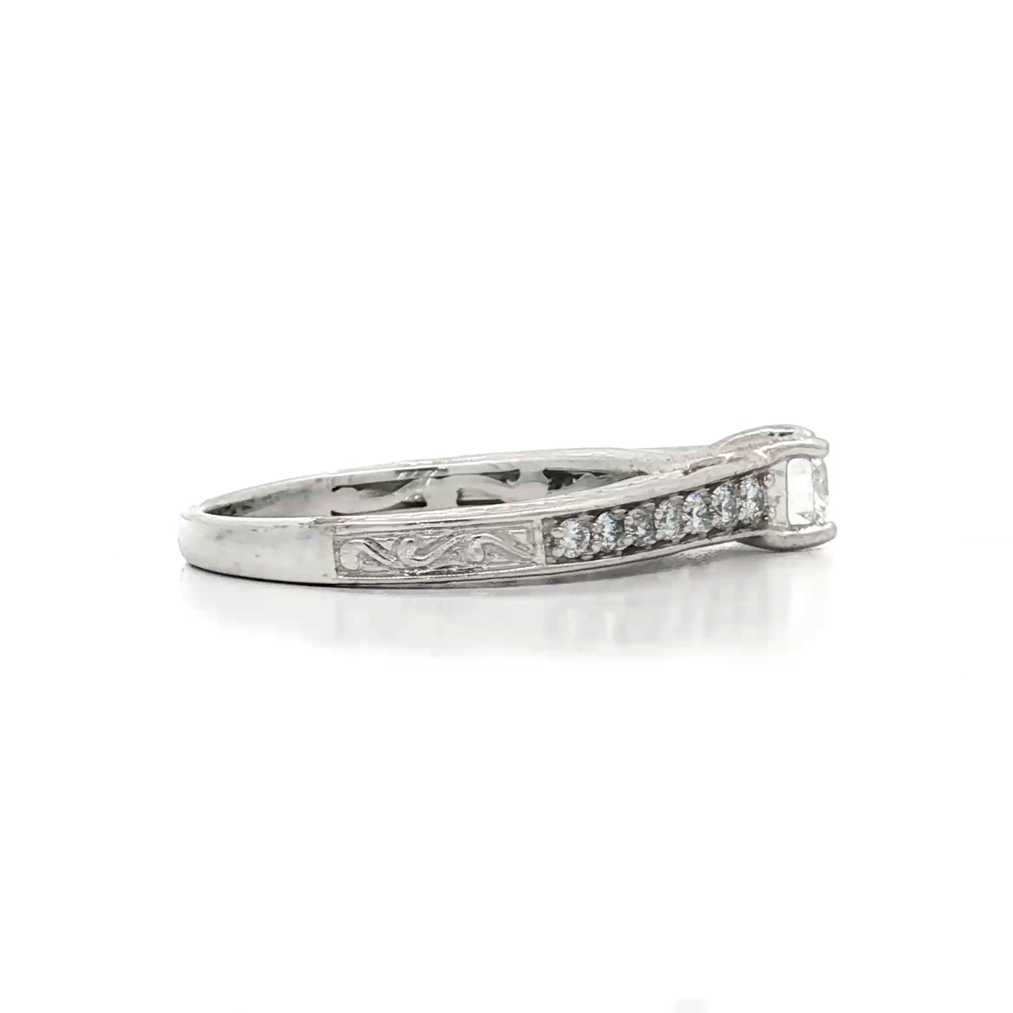 White Gold Diamond Bridal Ring