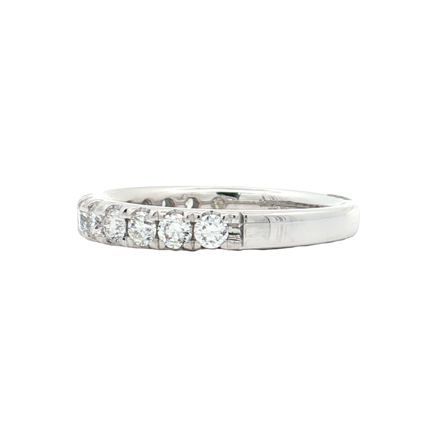 White Gold Diamond Wedding Band