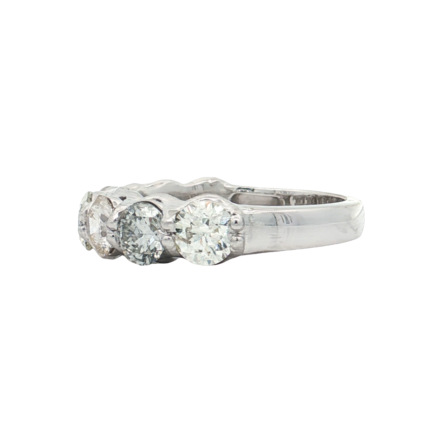 White Gold Diamond Wedding Band
