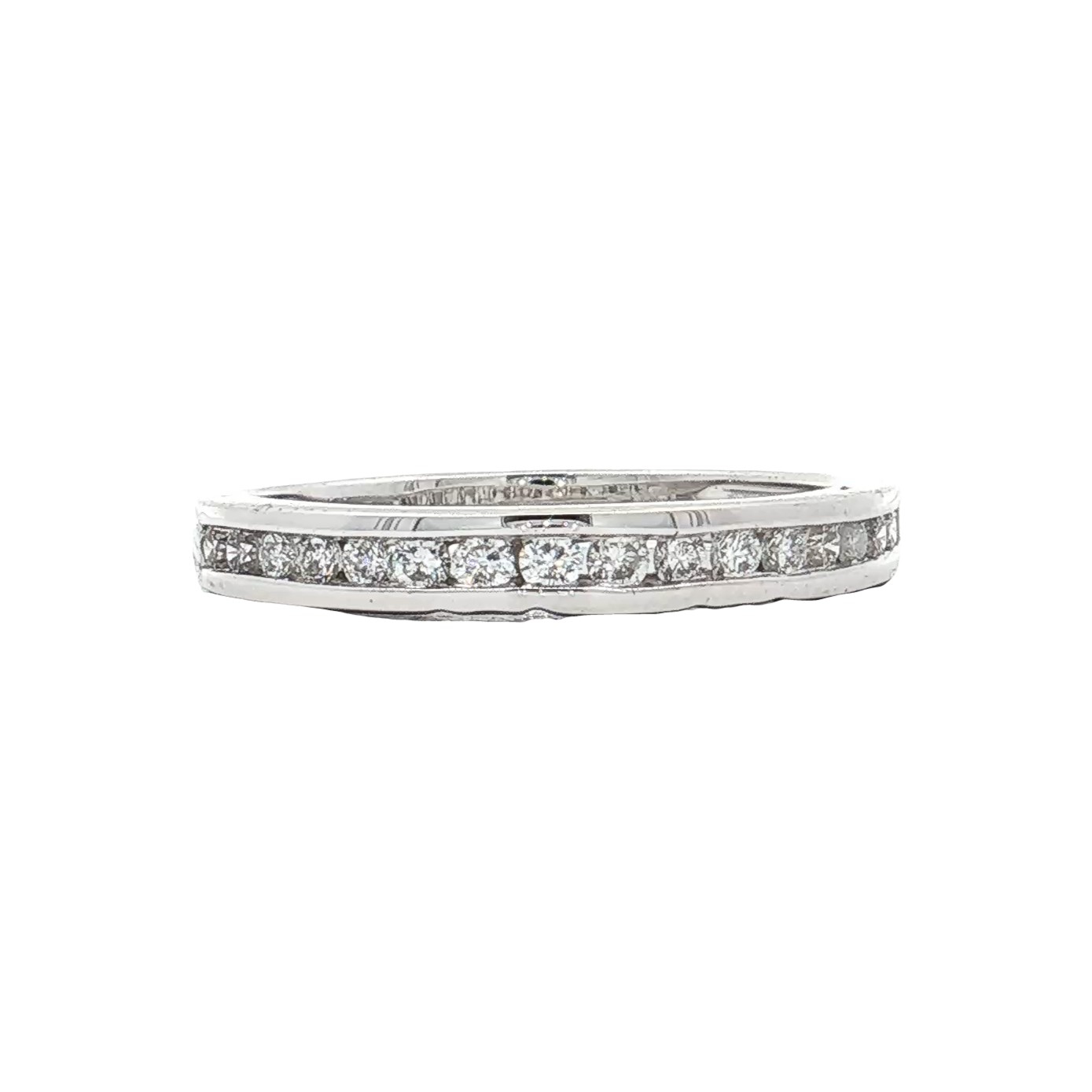 White Gold Diamond Wedding Band