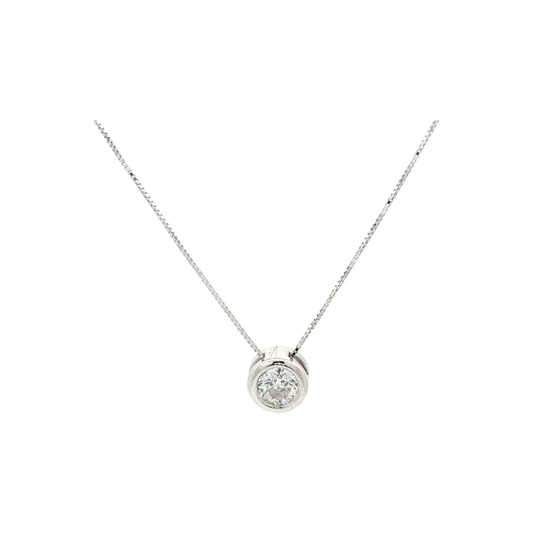 White Gold Diamond Pendant