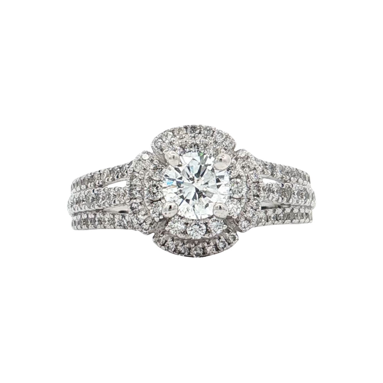 White Gold Diamond Bridal Ring