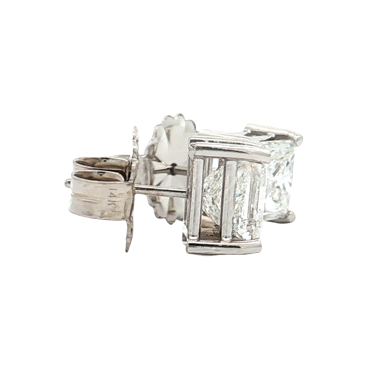 White Gold Diamond Studs