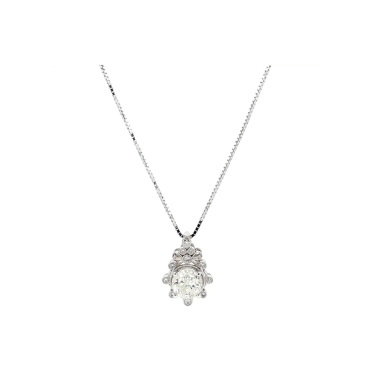White Gold Diamond Pendant