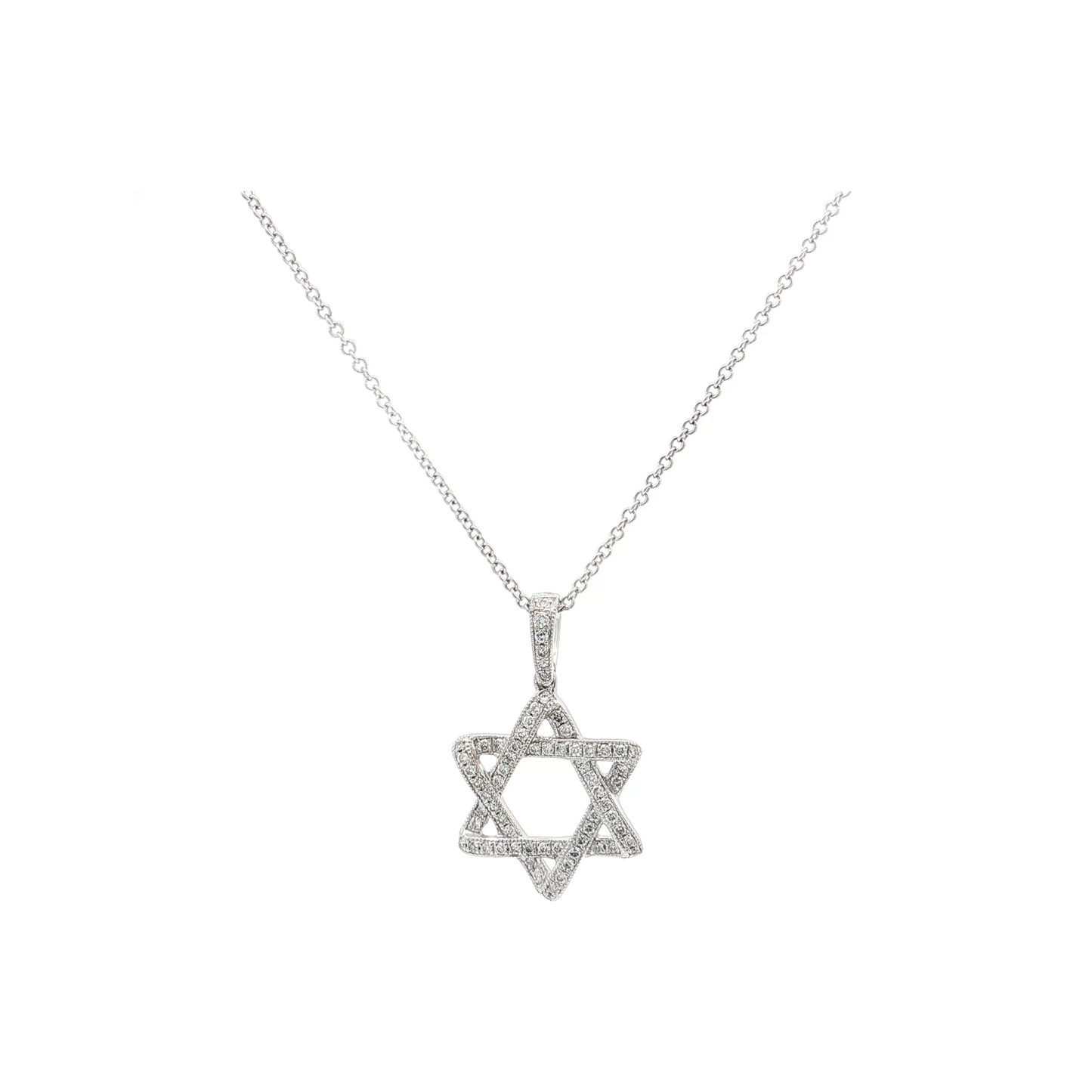 White Gold Diamond Pendant