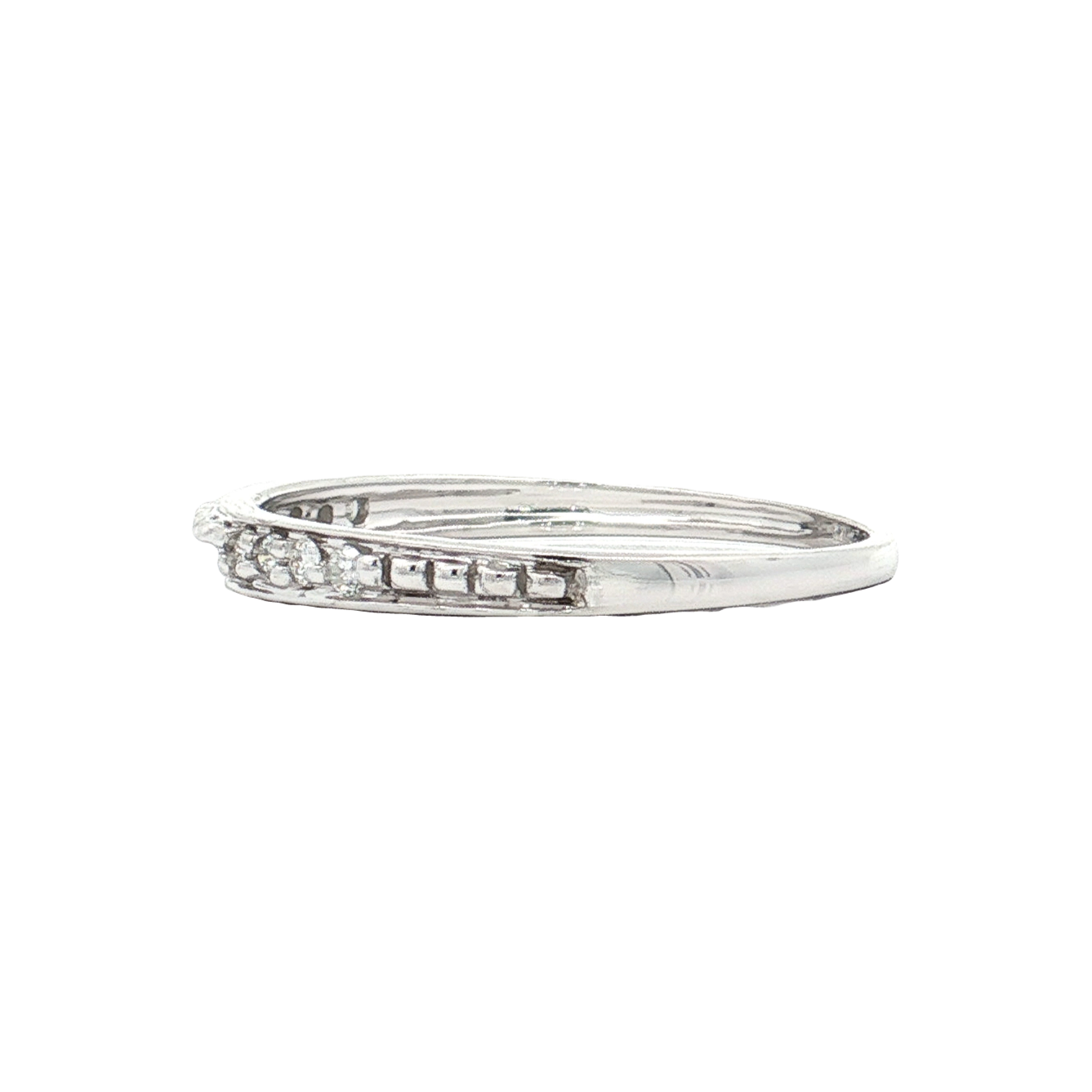 White Gold Diamond Wedding Band