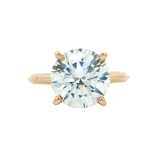 Yellow Gold Lab-Diamond Ring
