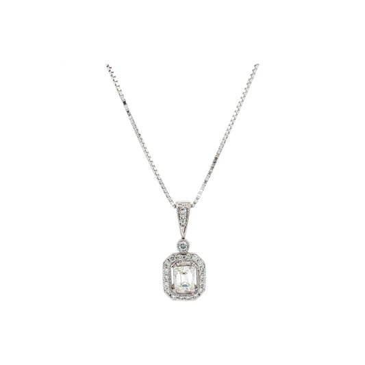 White Gold Diamond Pendant