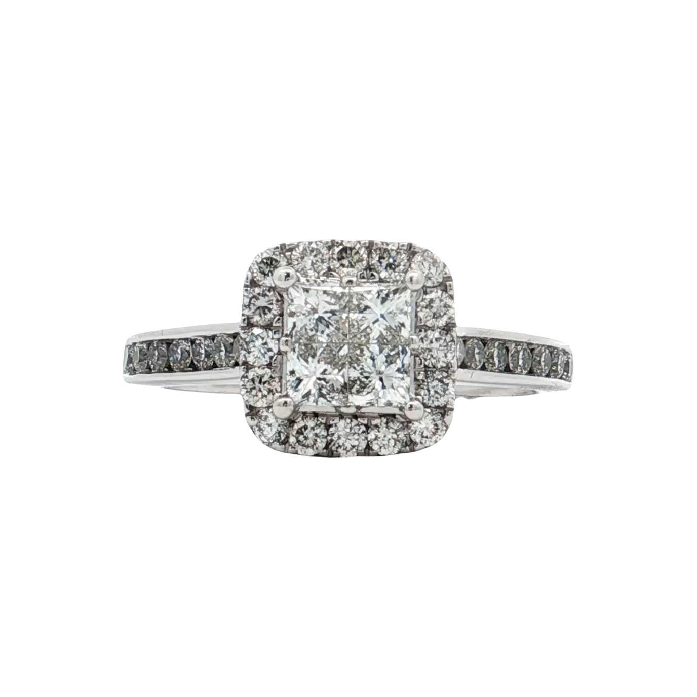 White Gold Diamond Bridal Ring