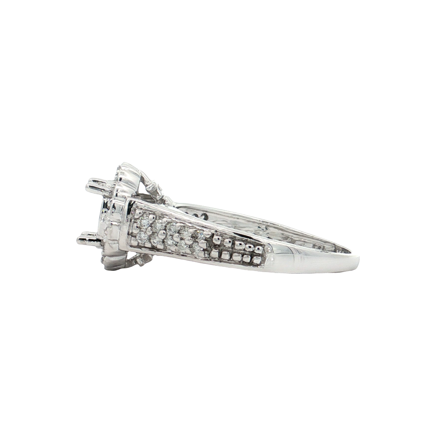 White Gold Diamond Bridal Setting