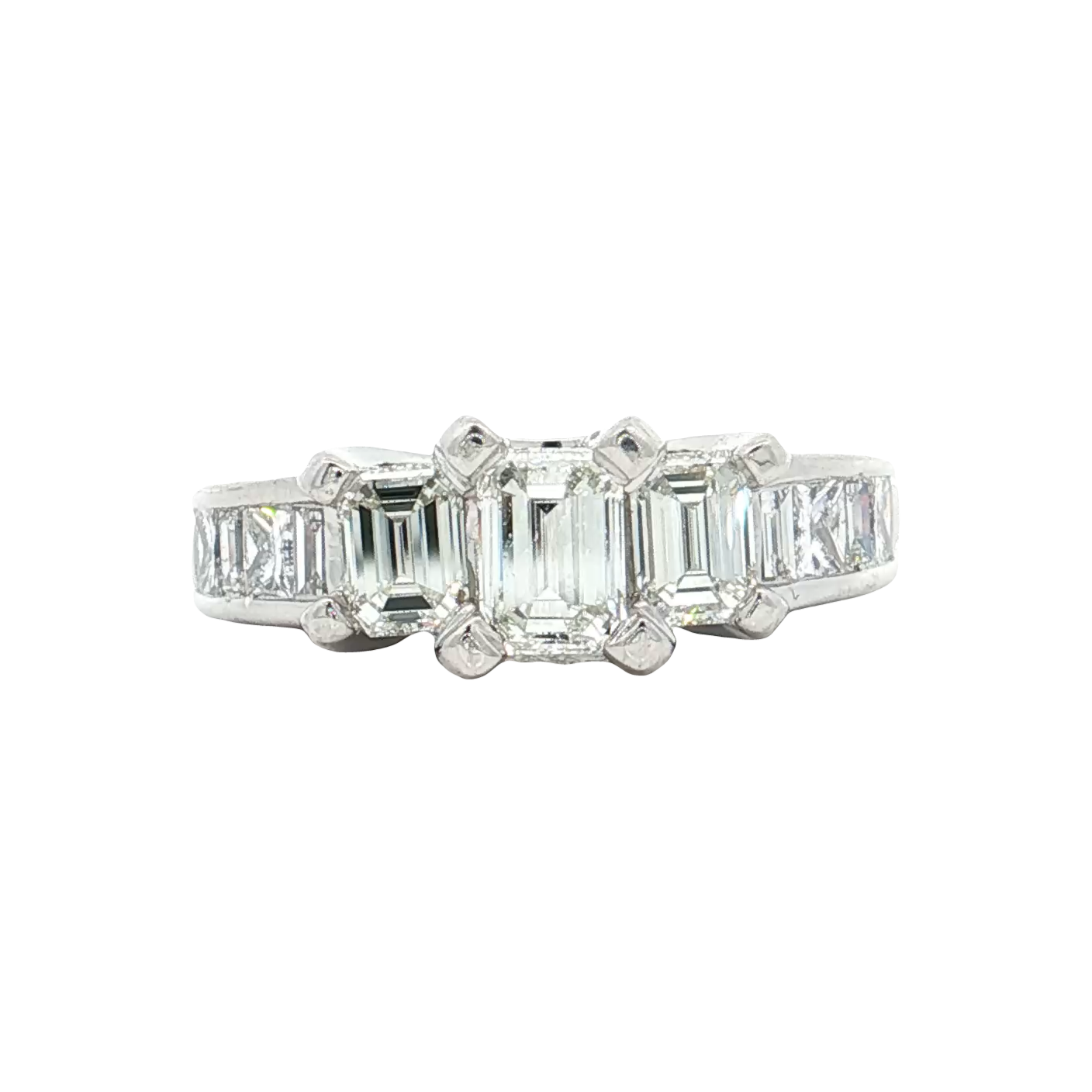White Gold Diamond Bridal Ring