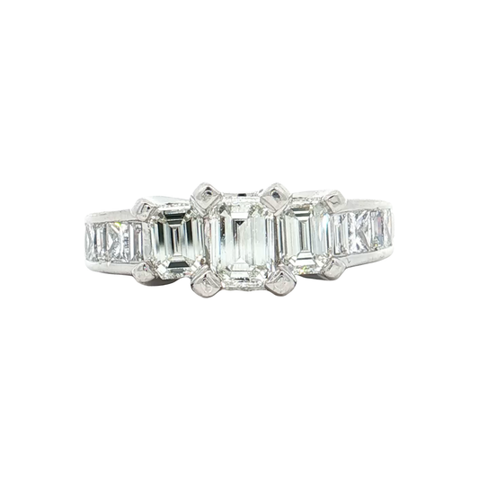 White Gold Diamond Bridal Ring