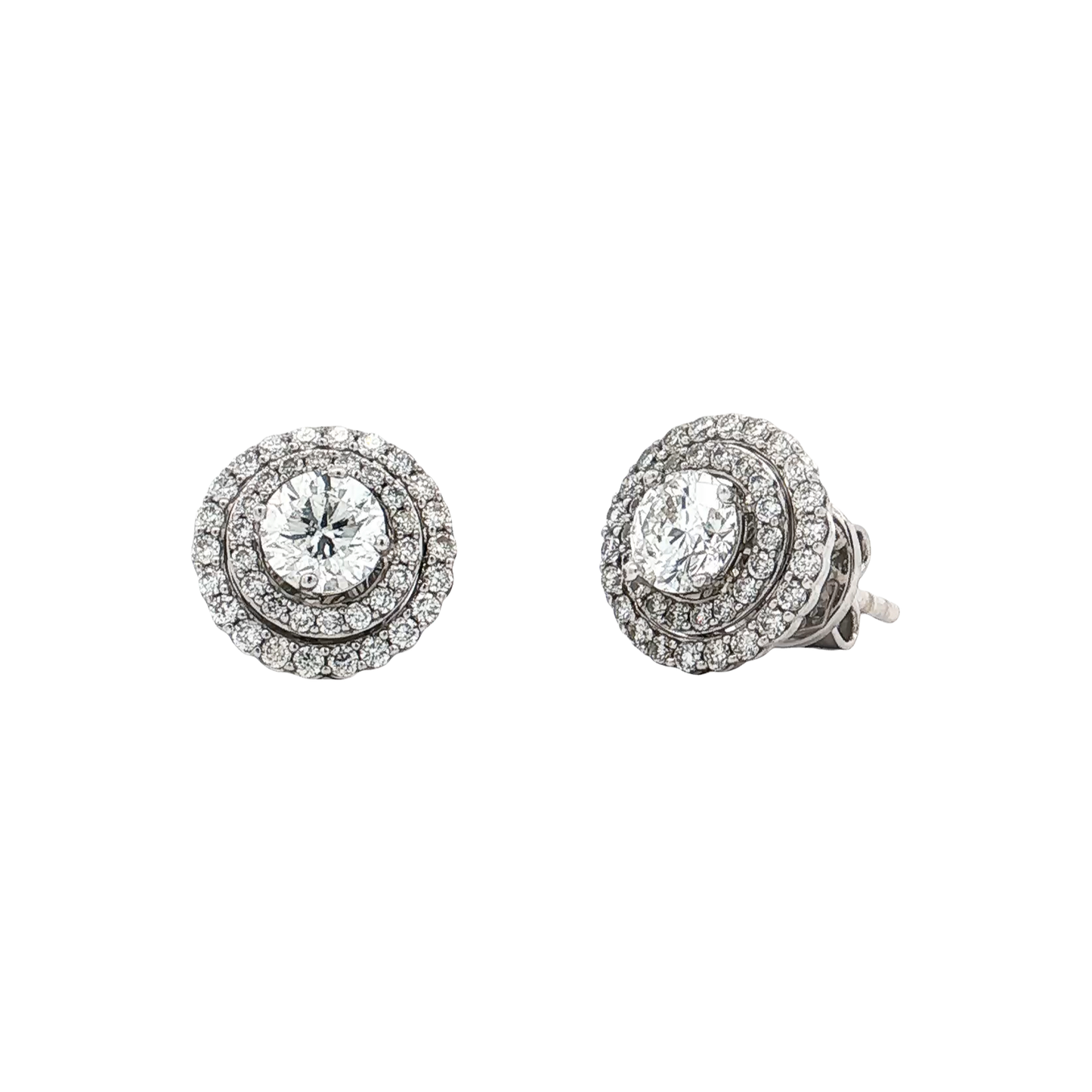 White Gold Diamond Studs