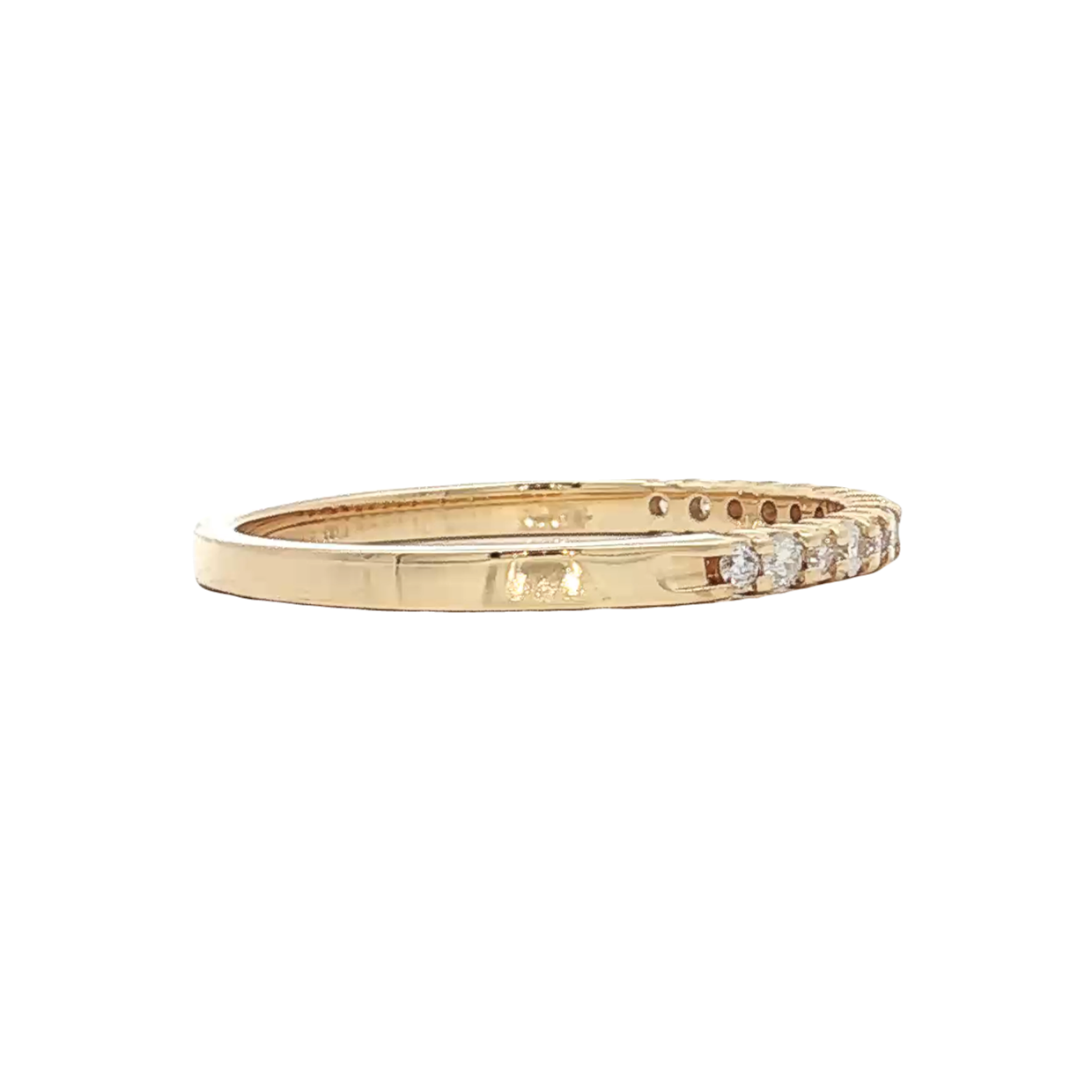 Yellow Gold Diamond Wedding Band
