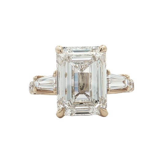 Yellow Gold Lab-Diamond Ring