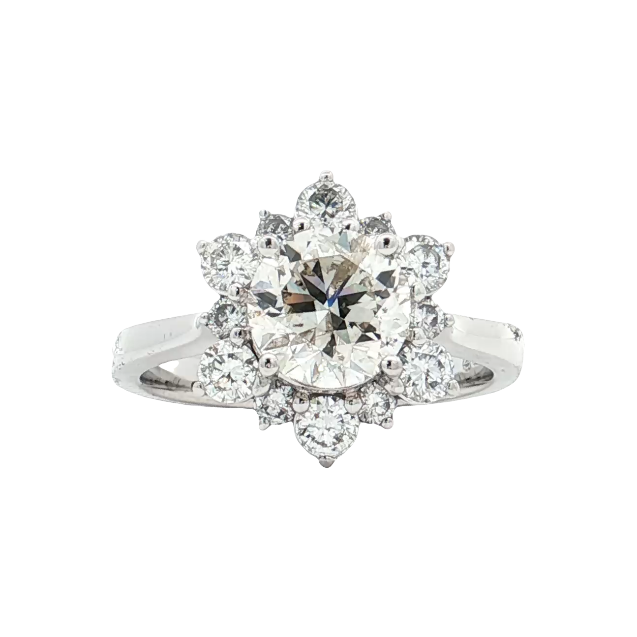 White Gold Diamond Bridal Ring