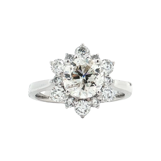 White Gold Diamond Bridal Ring