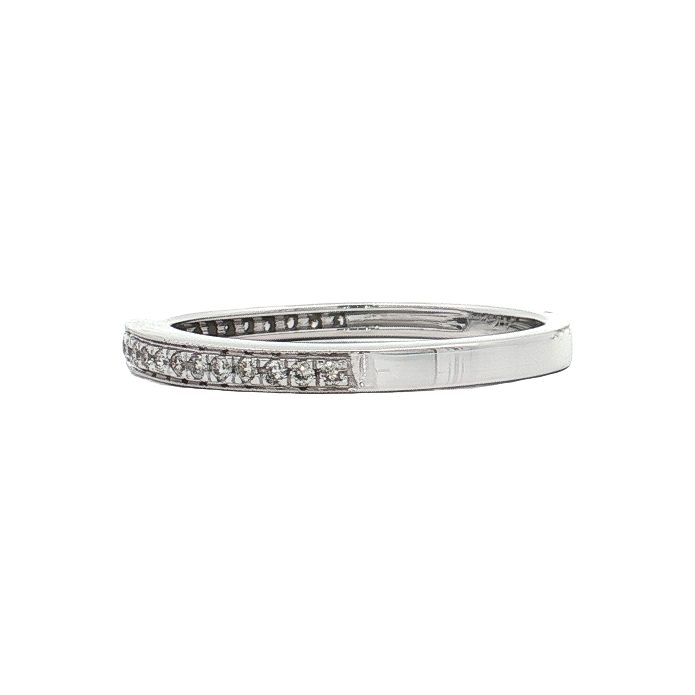 White Gold Diamond Wedding Band