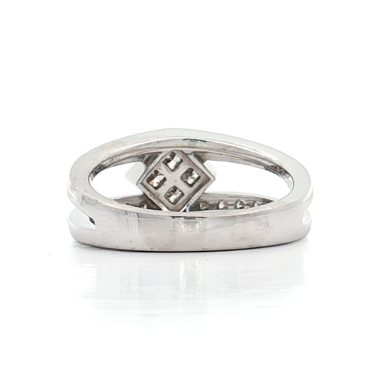 White Gold Diamond Bridal Ring