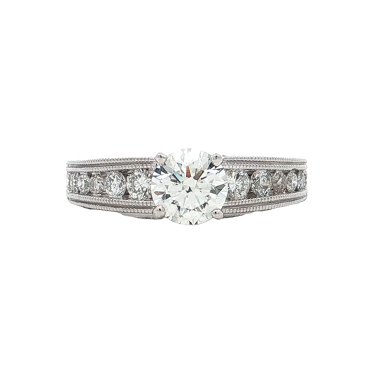 White Gold Diamond Bridal Ring