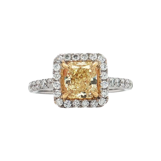 White Gold Diamond Bridal Ring