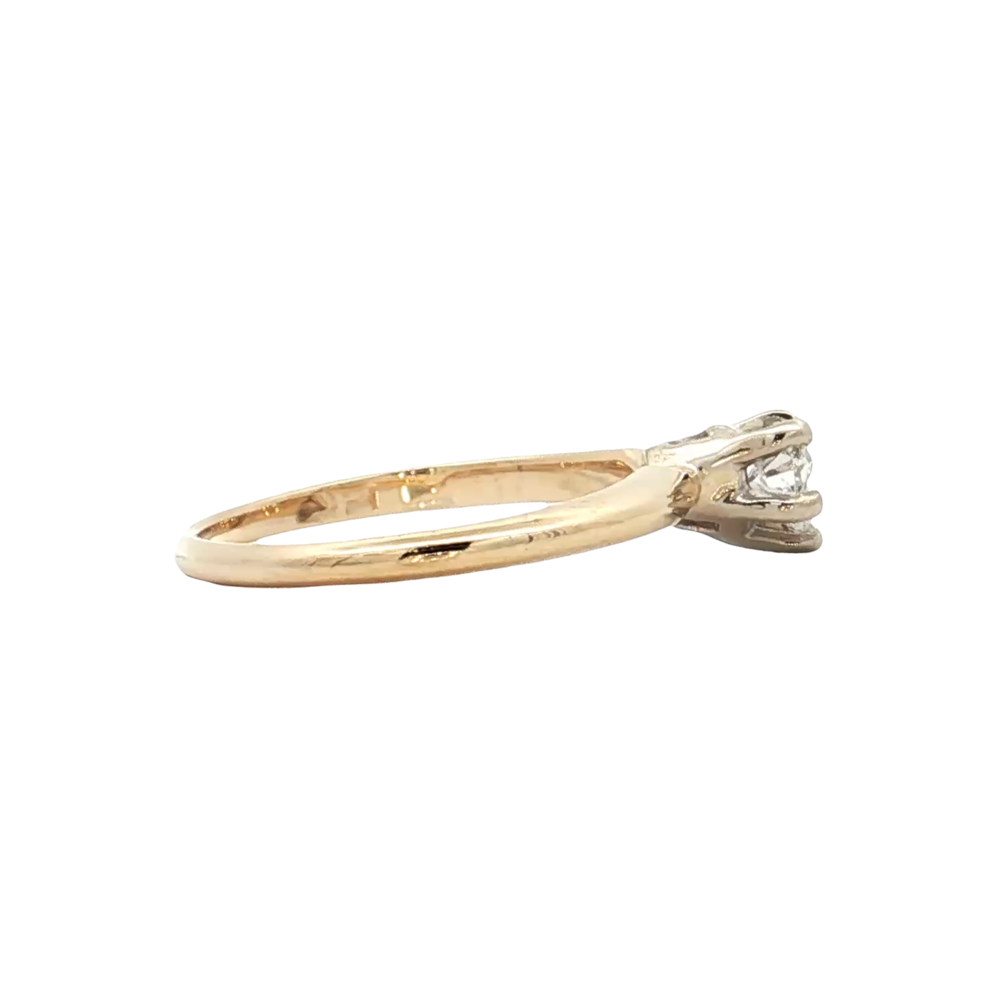 Yellow Gold Diamond Bridal Ring