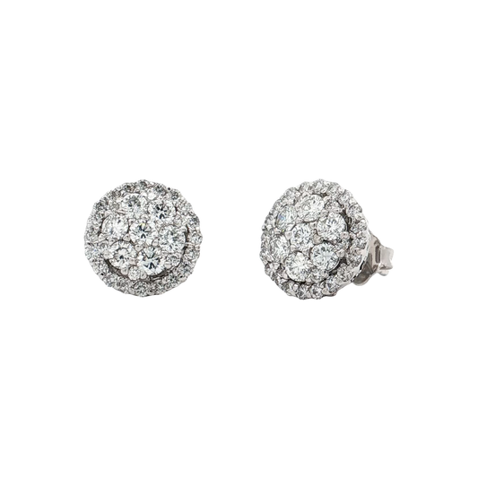 White Gold Diamond Studs