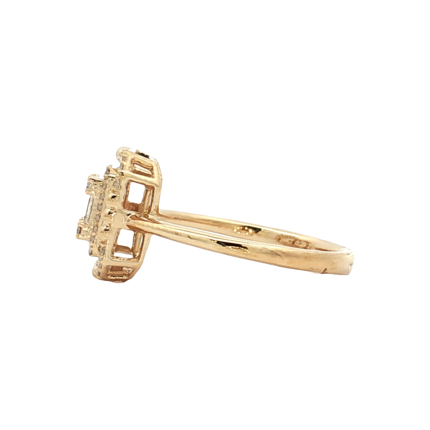 Yellow Gold Diamond Bridal Ring