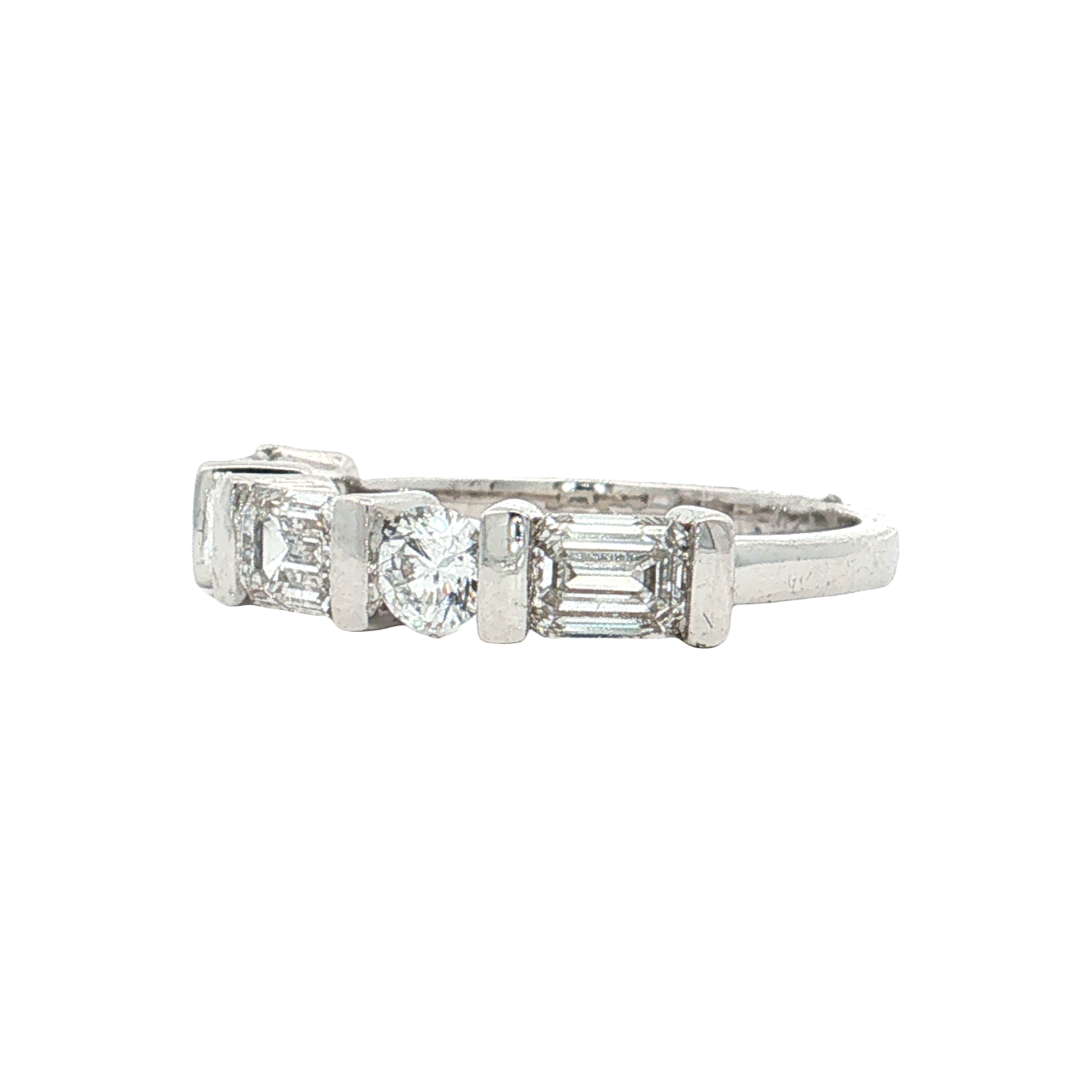 White Gold Lab-Diamond Band