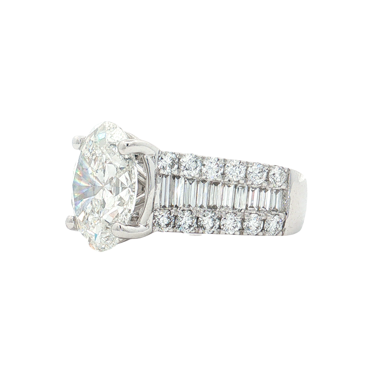 White Gold Lab-Diamond Ring